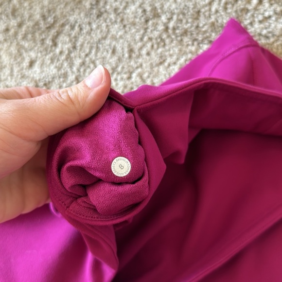 Lululemon Groove Super-High-Rise Flared Pant Nulu Magenta Purple - Picture 9 of 11